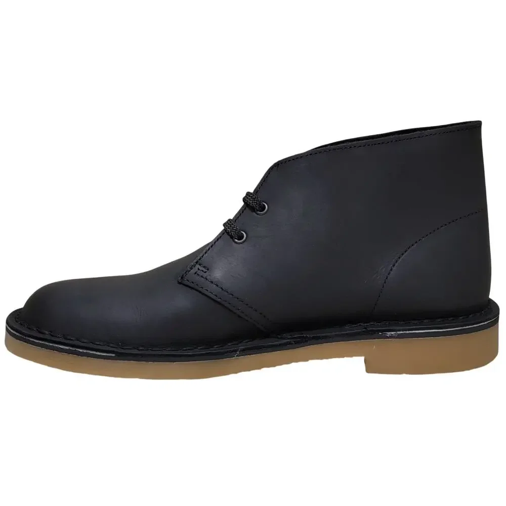Clarks Men Bushacre 3 Dress Chukka Ankle Boots Size US 11M Black Leather